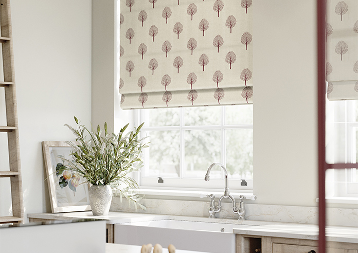 Emily Bond Yew Tree, Mulberry - Twist&Fit Roman Blind - Image 5